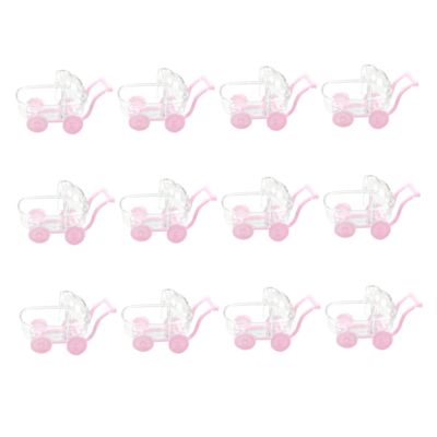 Alasum 12pcs Transparent Candy Storage Boxes Adorable Candy Carts for Boy Girl Toys for Birthday Parties and Bedroom Decor Develops Imagination and Coordination