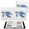 Qumton Large Photo Album, Blue Sea Turtle (3) Personalized Leather Cover Photo Book for 4x6 5x7 6x8 Pictures, Photo Albums for Family, Baby, Wedding view 2