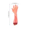 Abaodam 2pcs Scary Simulated Severed Hands Props for Halloween Decoration Realistic Fake Broken Arms Bloody Broken Body Parts for Haunted Houses Pranks and Halloween Party Supplies view 2