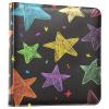 Qumton Large Photo Album, Colorful Stars (4) Personalized Leather Cover Photo Book for 4x6 5x7 6x8 Pictures, Photo Albums for Family, Baby, Wedding view 1