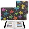 Qumton Large Photo Album, Colorful Stars (4) Personalized Leather Cover Photo Book for 4x6 5x7 6x8 Pictures, Photo Albums for Family, Baby, Wedding view 2