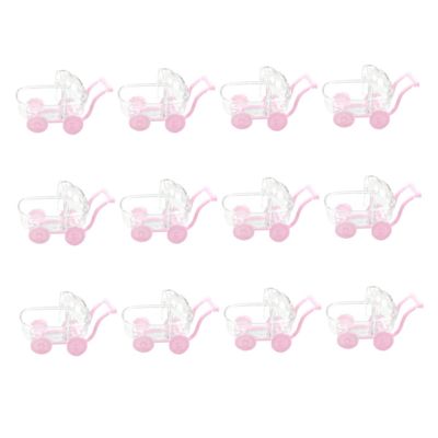Hohopeti 12pcs Simulation Stroller Candy Boxes Adorable Car Design for Boy Girl Parties Creative Storage for Treats and Favors for Celebrating Days