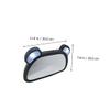 BESTonZON Baby Rearview Mirror LED Lights Adjustable Backseat Observation Mirror for Infants USB Rechargeable Car Baby Monitor Cute Design for Safe Travel view 3