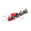 BRIGHTFUFU 2sets Christmas Train Ornaments Cartoon Train Decor for Boys and Girls Holiday Play and Festive Desktop Display Unique for Boy Girl view 2