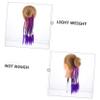 LIOOBO Boys Girls Wig Hair Accessories Braids Headdress Fake Braid Wig Decor Boys and Girls Hair Accessory for view 3