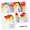 Toddmomy 4pcs Penguin Tumbler Toys Inflatable Boys and Girls Decor Adorable Penguin Statues for Home Office Decoration view 2