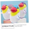 POPETPOP 4pcs Animal Tumbler Inflatable Ornament PVC Decorations for Outdoor Christmas view 4