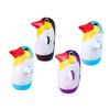 FUNOMOCYA 4pcs Inflatable Penguin Tumbler Toy PVC Boys and Girls Decor Thicker Base for Christmas view 1