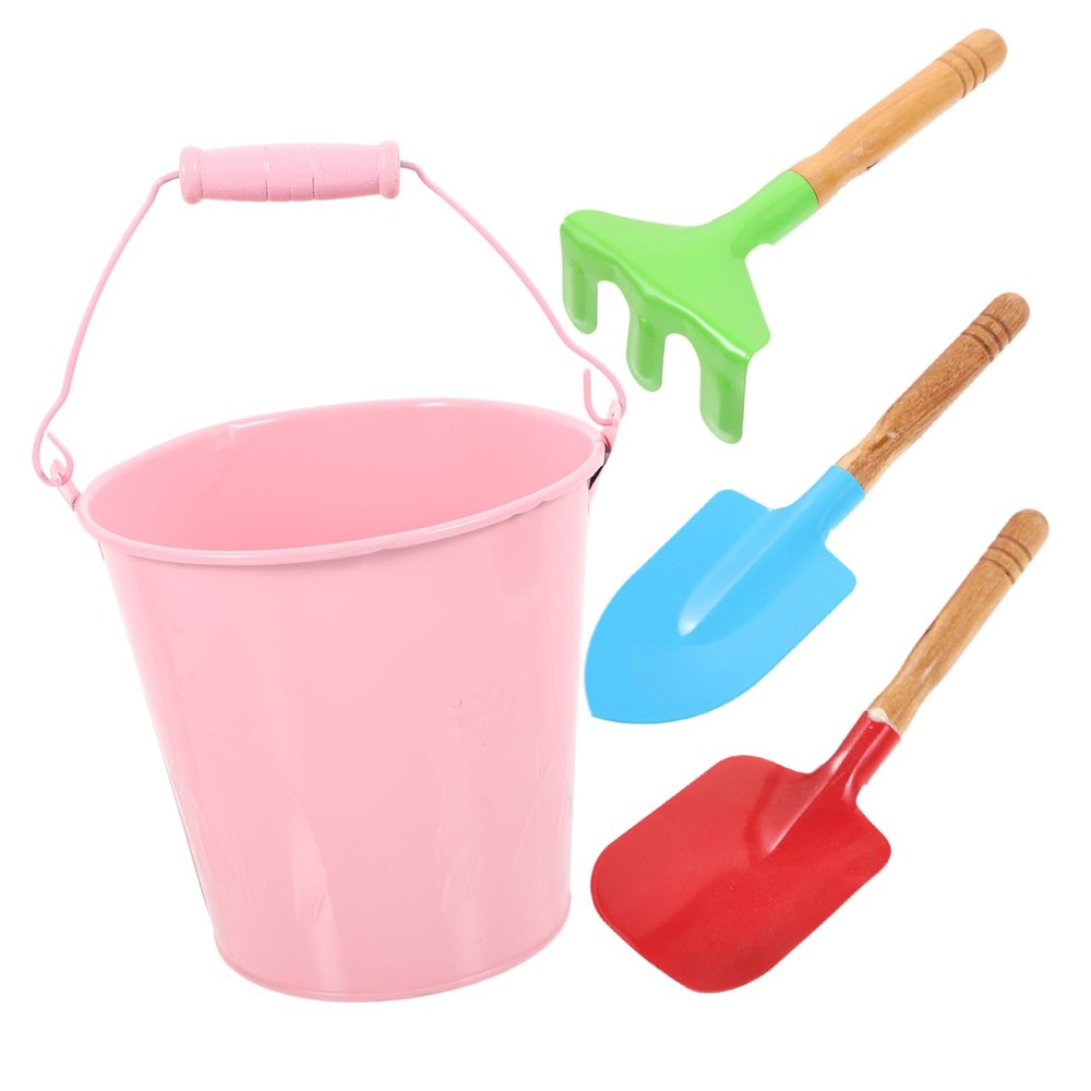 DECHOUS 1set Boy Girl Gardening Tool Tools Bucket and Shovels for Garden Toys for Boy Girl for Soil Digging Activities