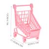 CORHAD Desktop Photo Props 2pcs Mini Hand Trolley Best Baby Present High Wear Resistance Style view 3