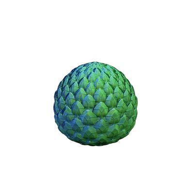 Crystal Gemstone Dragon Egg 4.5" - Unique Storage Container | Mystery Egg | Fidget Toy | 3D Printed Egg Container | Easter Gift Storage | Easter Basket Trinket (Blue/Green)