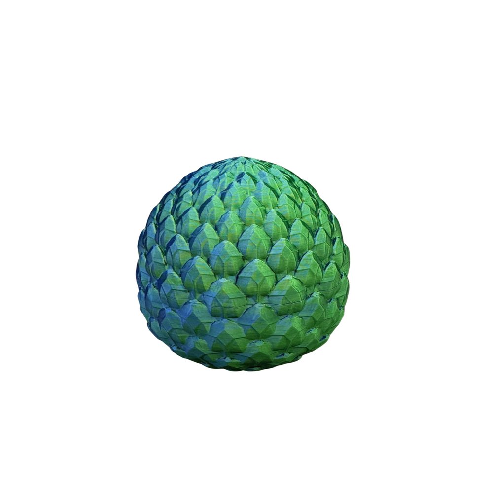 Crystal Gemstone Dragon Egg 4.5" - Unique Storage Container | Mystery Egg | Fidget Toy | 3D Printed Egg Container | Easter Gift Storage | Easter Basket Trinket (Black)