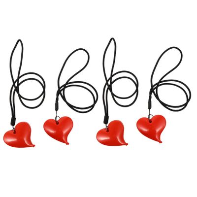 Adorable Baby Stroller Clips 4-Piece Blanket Clamps Heart Shape Design Multi-Functional Pram Toy Holder for Buggy Accessories and Home Use