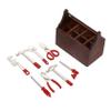 ERINGOGO Mini Tool Kit 1 Set Miniature House Tools Wood Alloy Handmade Craftsmanship Perfect for Mini Home Decor view 1