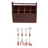 BRIGHTFUFU 1set Mini Tool Kit for Boys and Girls of Miniature House Tools Fun Projects and Room Decor view 1