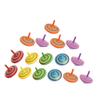 DECHOUS 16pcs Gyro Toys for Boys and Girls Wooden Fidget Toys Pack Educational Gyro Playthings Safe Eco-Friendly Bright Patterns Random Color view 1