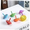 DECHOUS 16pcs Gyro Toys for Boys and Girls Wooden Fidget Toys Pack Educational Gyro Playthings Safe Eco-Friendly Bright Patterns Random Color view 3
