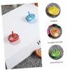DECHOUS 16pcs Gyro Toys for Boys and Girls Wooden Fidget Toys Pack Educational Gyro Playthings Safe Eco-Friendly Bright Patterns Random Color view 4