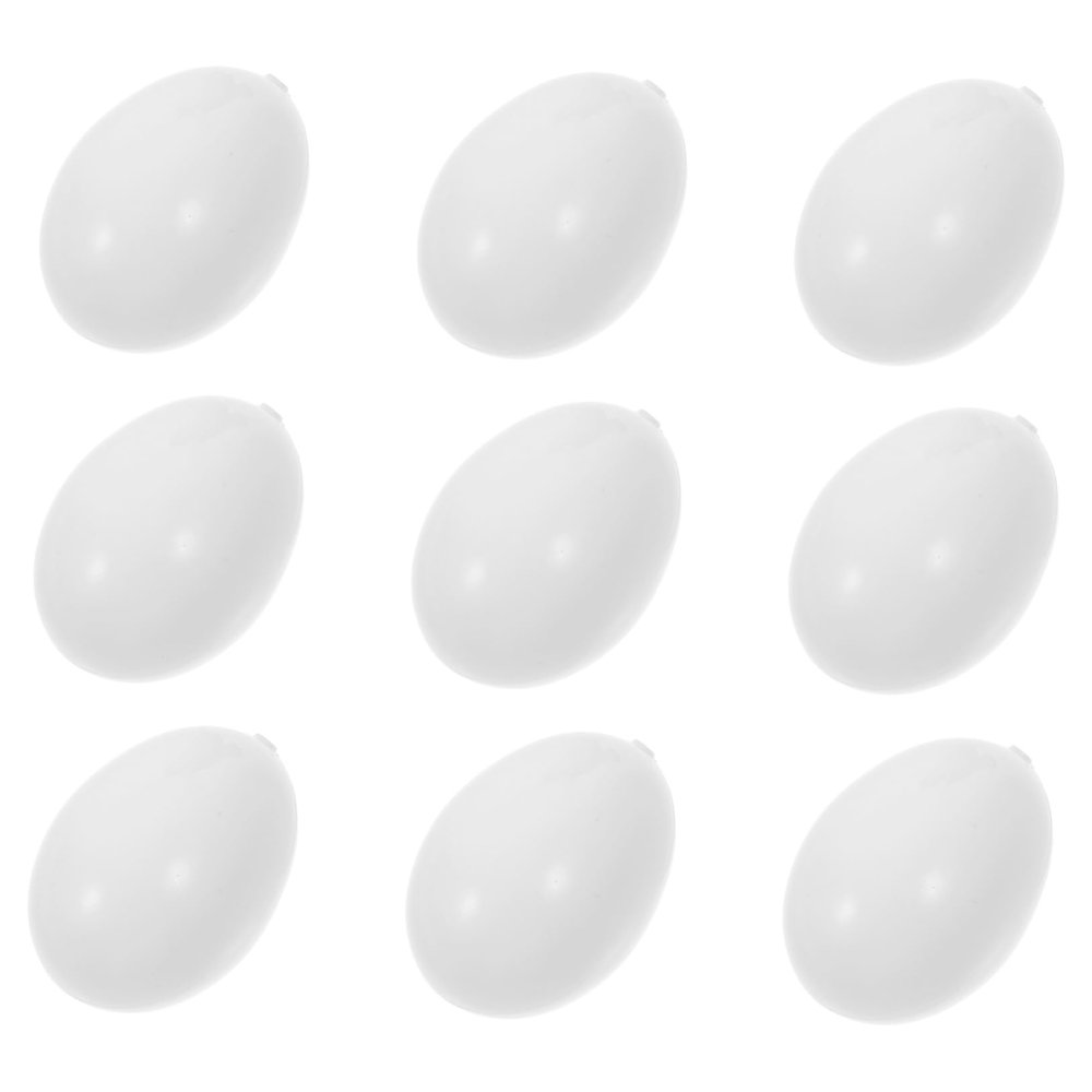 BUGUUYO 30pcs Induced Fake Pigeon Eggs for Hatching Simulation Water Injection Eggs for Protecting Compact