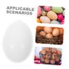 BUGUUYO 30pcs Induced Fake Pigeon Eggs for Hatching Simulation Water Injection Eggs for Protecting Compact view 3