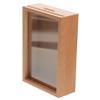 Abaodam Wooden Piggy Bank Photo Frame Jar for Home Creative Money Saving Jar for Adults and Boys and Girls and Design Window for Display for Bedroom and Office Decor view 1