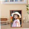 Abaodam Wooden Piggy Bank Photo Frame Jar for Home Creative Money Saving Jar for Adults and Boys and Girls and Design Window for Display for Bedroom and Office Decor view 2