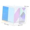 DOITOOL Square Optical Tabletop Ornament Prism Optic Glass Crystal Prism for RGB Dispersion Photo Decoration Tool view 2