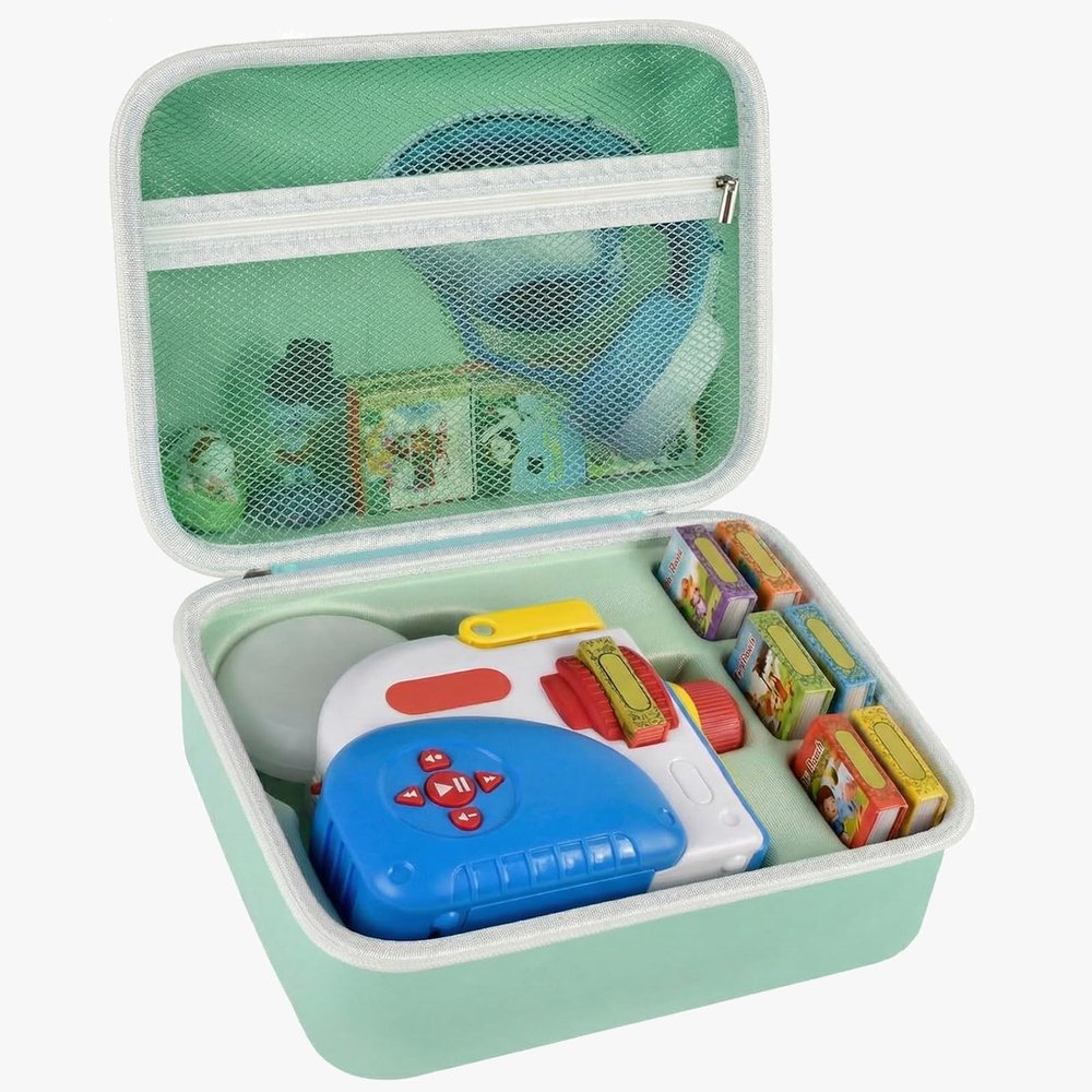 Case Compatible with Little Tikes for Story Dream Machine Books Starter Set, Toys Protective Container for Little Tikes for Storytime Audio Play Real for Littles Character Collection (Box Only), Green