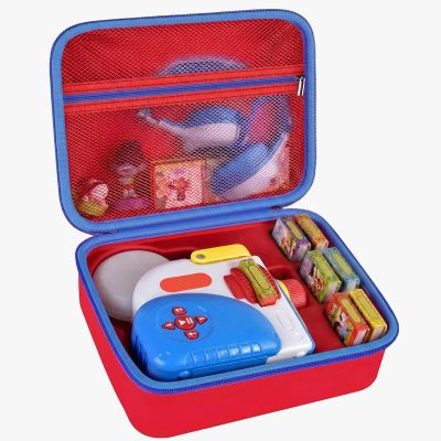 Case Compatible with Little Tikes for Story Dream Machine Books Starter Set, Toys Protective Container for Little Tikes for Storytime Audio Play Real for Littles Character Collection (Box Only), Red