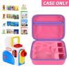 Case Compatible with Little Tikes for Story Dream Machine Books Starter Set, Toys Protective Container for Little Tikes for Storytime Audio Play Real for Littles Character Collection (Box Only), Pink view 2