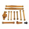 RC Upgrade Parts for Wltoys 124006 12423 12427 12428 1/12 Metal Upgrade Parts Kit Steering Assembly Link Rod Servo Arm RC Car Accessories(Yellow) view 1
