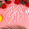 FOIMAS 40pcs Mini Wedding Bubble Wand,White Heart Bubble Wand for Guest Wedding Party Favor Bachelorette Party Valentines Day Party Decoration Supply view 3