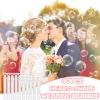 FOIMAS 40pcs Mini Wedding Bubble Wand,White Heart Bubble Wand for Guest Wedding Party Favor Bachelorette Party Valentines Day Party Decoration Supply view 4