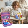 Case Compatible with Little Tikes for Story Dream Machine Books Starter Set, Toys Protective Container for Little Tikes for Storytime Audio Play Real for Character Collection (Box Only), Purple view 3