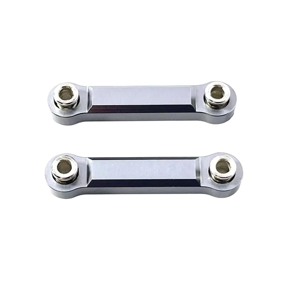 RC Upgrade Parts for Mjx for Hyper Go 14301 14302 1/14 Remote Control Car Modified Accessories Parts Upgraded Metal Steering Rod Replacement Parts(Titanium)