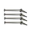4Pcs Metal Drive Shaft and Wheel Nut for Wltoys 144001 144010 124007 124016 124019 124018 RC Car Upgrade Parts(Black) view 3