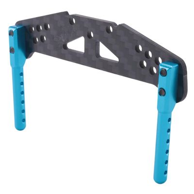 Carbon Fiber Front and Rear Shock Tower with Body Post Mounts for Tamiya TT01 TT-01 1/10 RC Car Upgrade Parts