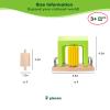 Wooden Car Wash Station with Train Truck,Expansion Pack Compatible with Railway Train Set,Wooden Toy Train Accessory for Kids Age 3 and Up view 3