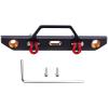 2Pcs Metal Front & Rear Bumper Set for Axial SCX24 AXI90081 1/24 RC Crawler Car Upgrade Parts view 3