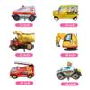 100% LIKED-Honk Beep Vroom Car Birthday Party Decorations, Ambulance School Bus Dump Truck Firetruck Police Car Balloon Banners, Smash Crash Birthday Decor view 2