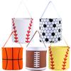 Baseball Easter Basket - Personalized Sport Easter Basket, Custom Name Canvas Baseball Basket for Easter Halloween, Personalized Gift for Baseball Lovers view 3