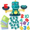 Aitbay Dinosaur Math Balance Toys, Montessori Toys for 3 Years Old Kids, Toddler Educational Toys for 4 5 6 7 Year Old Boys and Girls - Birthday Gifts for Kids Ages 3-5 5-7 view 1