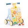 Wooden Baby Walker, Baby Push Walker for 12+ Months, Baby Walker with Activity Center, Push and Pull Walkers for Boys Girls view 1
