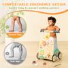 Wooden Baby Walker, Baby Push Walker for 12+ Months, Baby Walker with Activity Center, Push and Pull Walkers for Boys Girls view 4