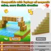 100PCS Magnetic Blocks - Build Mine Magnet World Forest Dinosaur Edition, Sensory STEM Construction Building Toys Kids Games for Toddler Christmas Birthday Gifts for 3 4 5 6 7 8 Years Old Girls & Boys view 4