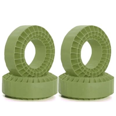 4pcs Silicone Rubber Insert Foam Fit 118-122mm (4.75" OD) 1.9" Wheel Tires for 1/10 RC Crawler Rigs TRX4 SCX10 for Capra TF2 for GEN8(Navy Blue)