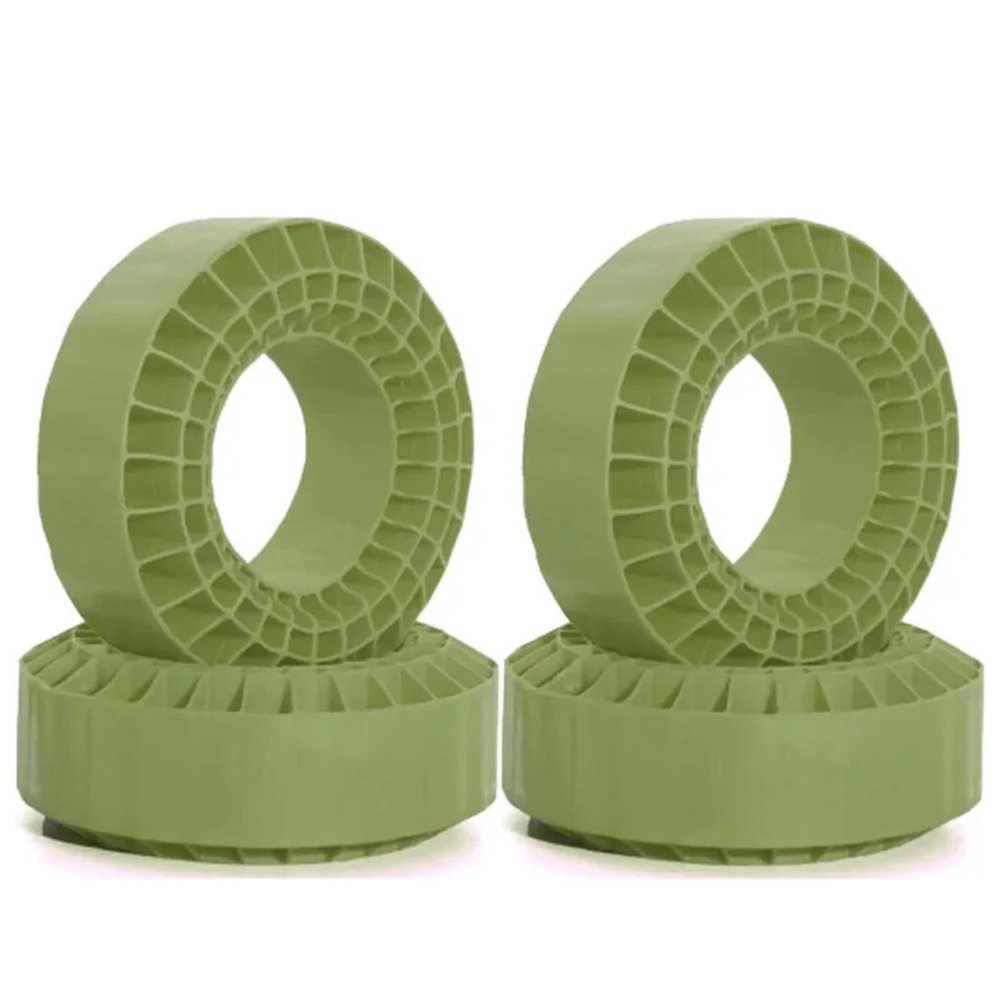4pcs Silicone Rubber Insert Foam Fit 118-122mm (4.75" OD) 1.9" Wheel Tires for 1/10 RC Crawler Rigs TRX4 SCX10 for Capra TF2 for GEN8(Navy Blue)