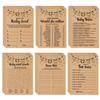 Misaidou Baby Shower Games Bundle for 50 Guests, Stacking Games, Adults, 150 Game Cards & 1 Answer Card view 1