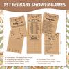 Misaidou Baby Shower Games Bundle for 50 Guests, Stacking Games, Adults, 150 Game Cards & 1 Answer Card view 2