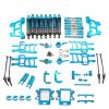 1Set for HSP 94111 Upgrade Parts Swing Arm Shock Absorber Steering Group for HSP RC 1:10 94111 94108 94110 Crawler Car Monster(Blue) view 1